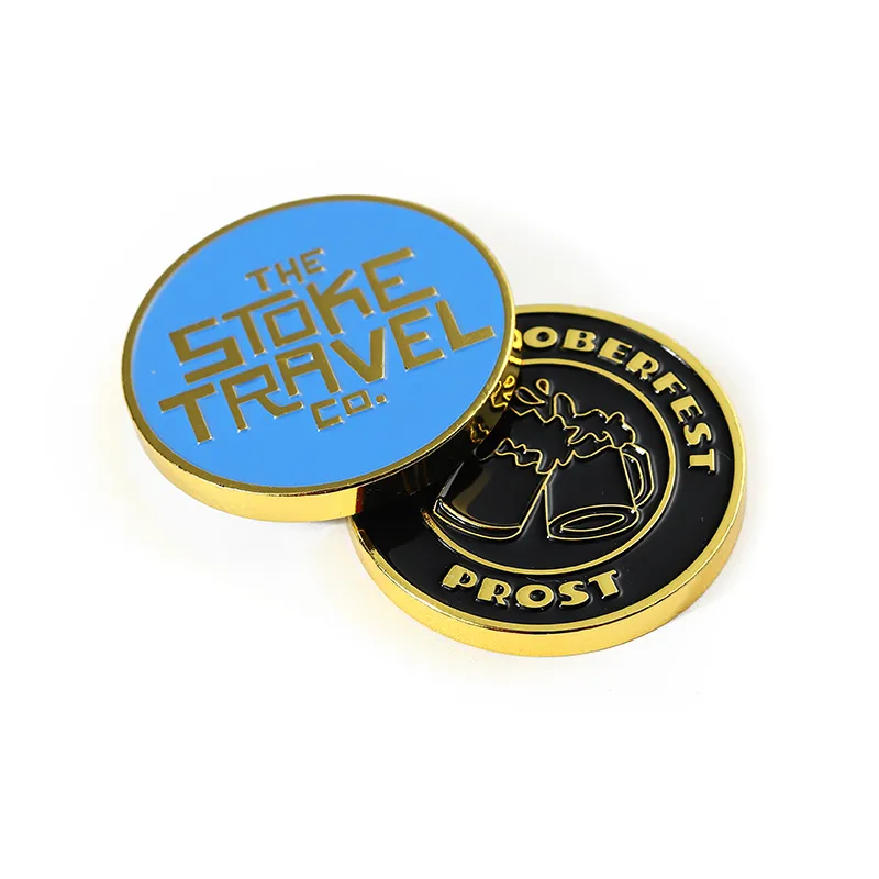 2524-4-Beer Festival Custom Metal Challenge Coin