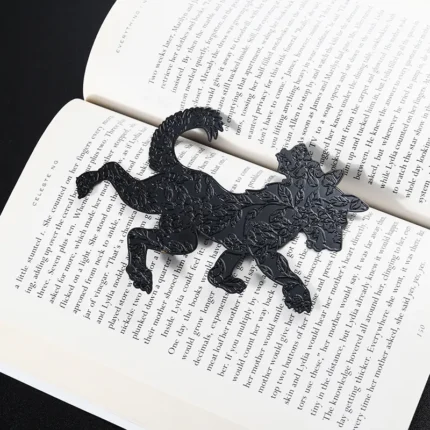 3011-5-Hollowed-out animal metal bookmarks
