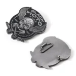 5045-3-Antique Silver Embossed Special Shaped Belt Buckle