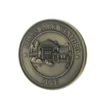 2525-5-Personalized Logo Metal Challenge Coin & Velvet Presentatio