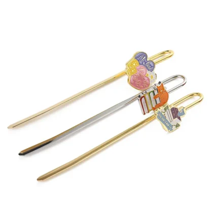 3152-1-Customized Metal Soft Enamel Bookmarks