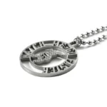 3810-3-Hollow rotating little bear letter necklace